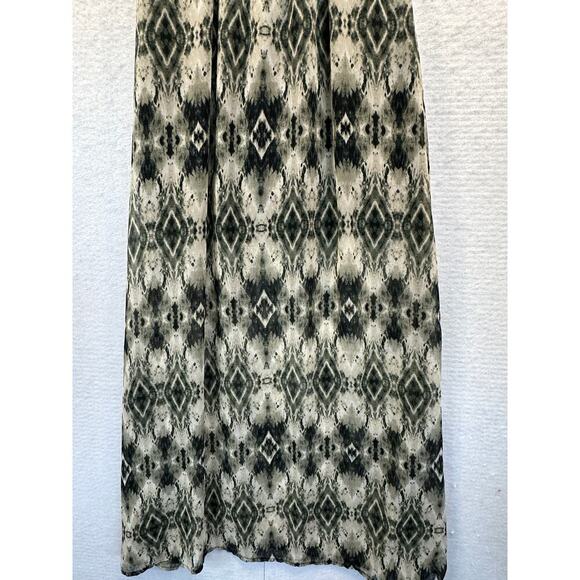 VINTAGE Y2K Studio Y SPARKLE Sheer STRETCHY MAXI Dress SILVER BLACK - Picture 2 of 13